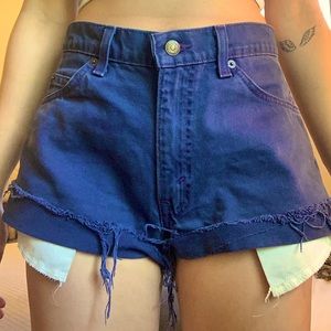 Navy blue Levi shorts